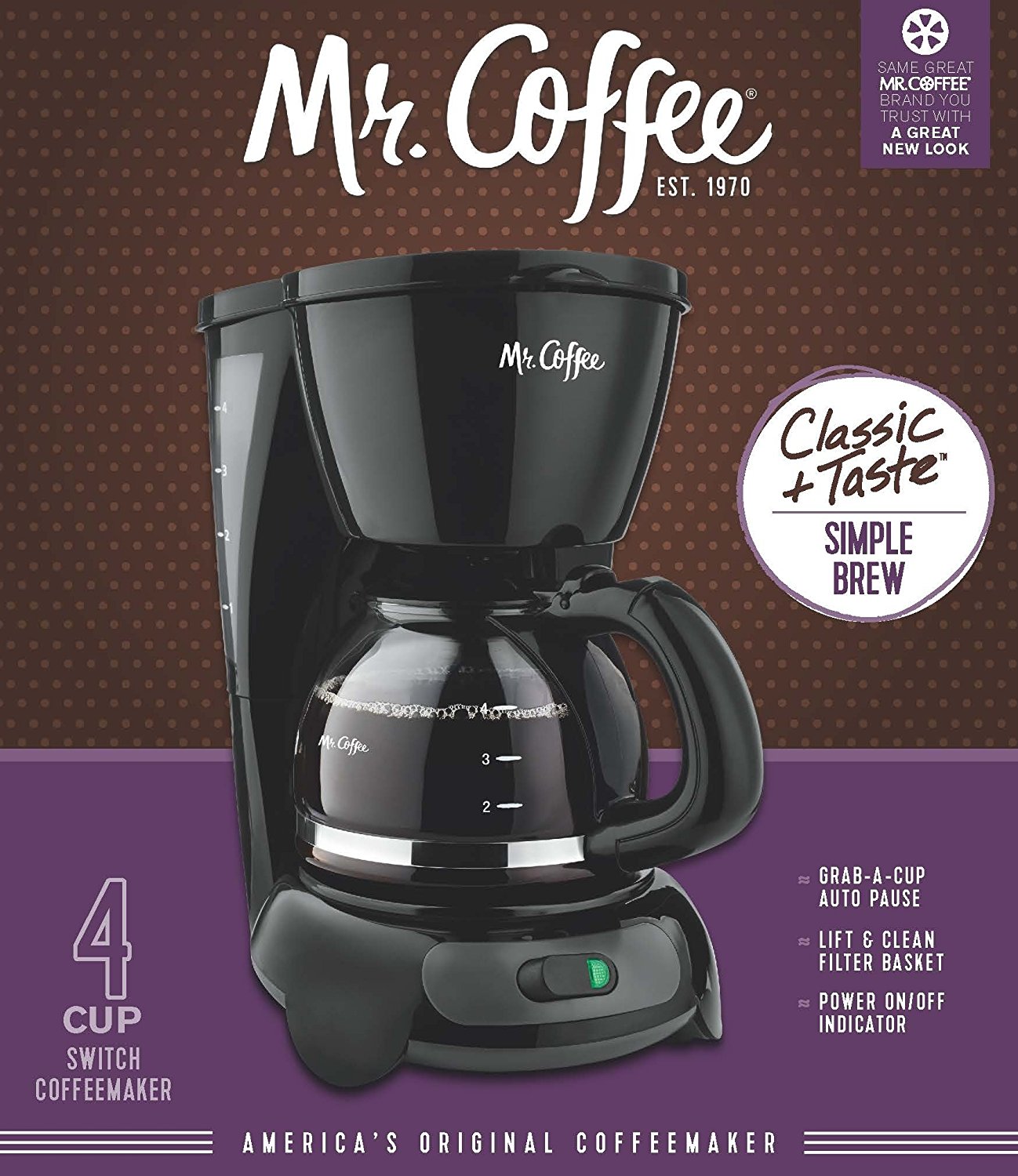 mr. coffee clean light